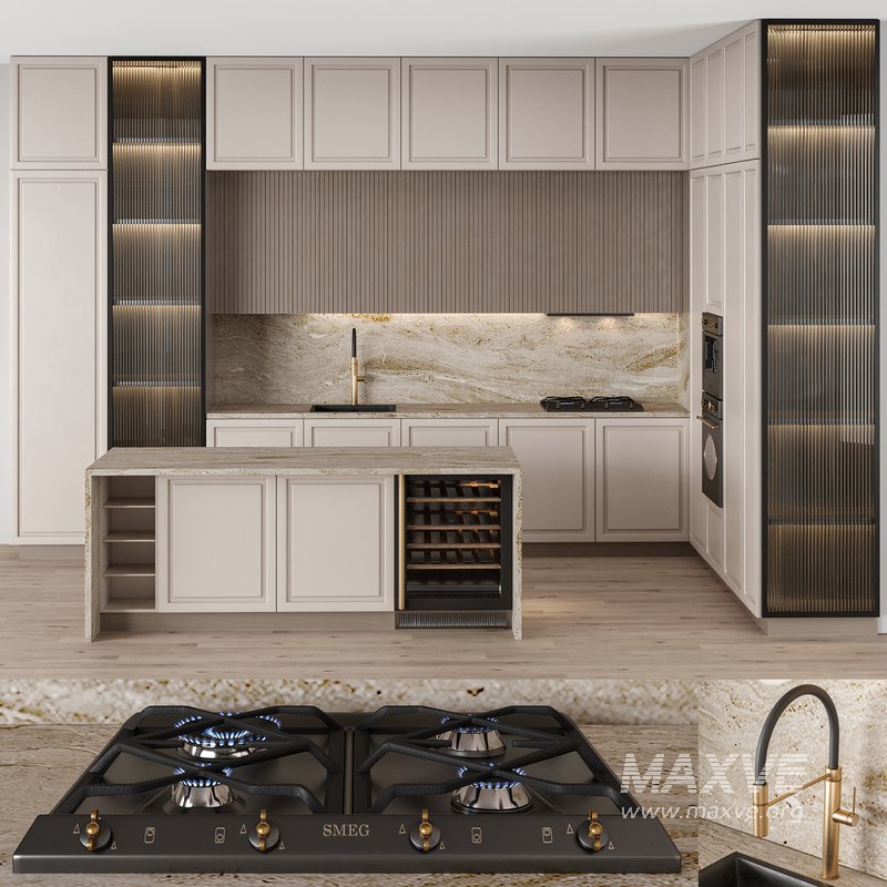 Kitchen With Appliance smeg - Image 1