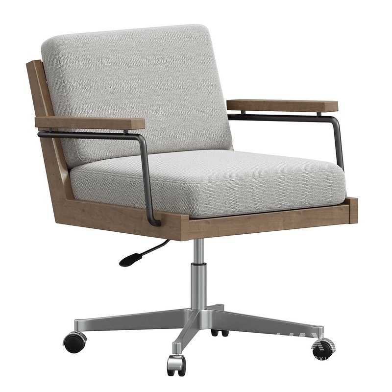 Kylo Upholstered Swivel Desk Chair - Image 1