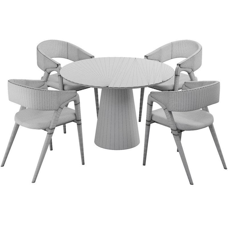 Dinning chair and table217 - Image 4