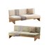 Pierre Leather Armless Loveseat - Thumbnail 1