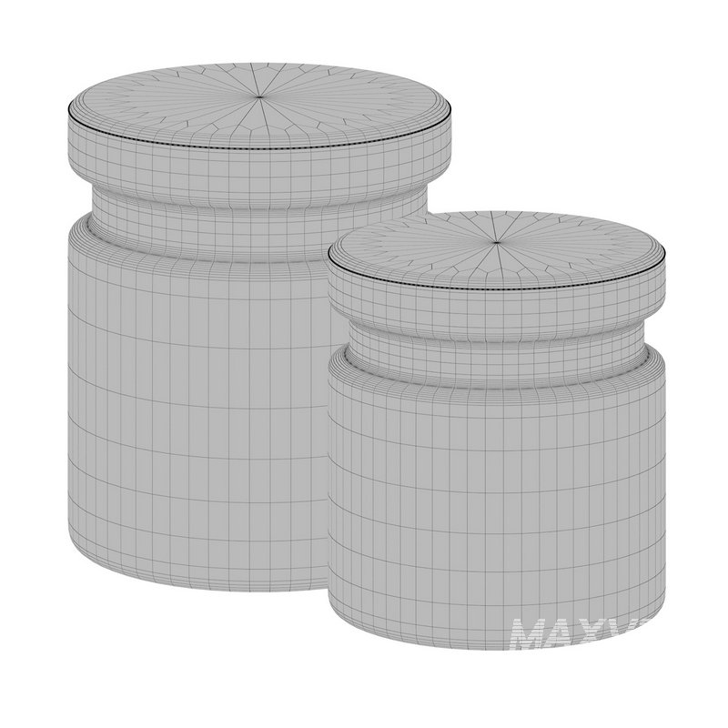 Set of poufs Rosario Pouf Loft Concept - Image 3