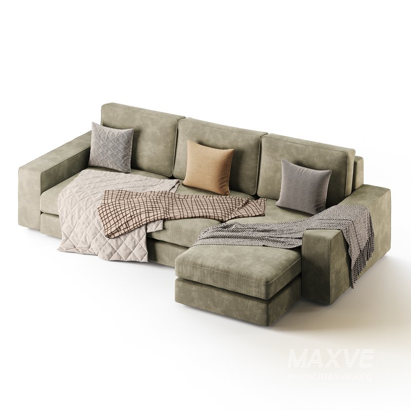 Sofa with chaise - Image 9