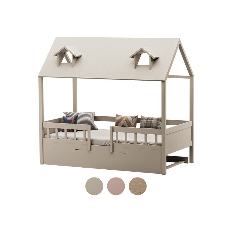 Bed Frame with Trundle - Image 1