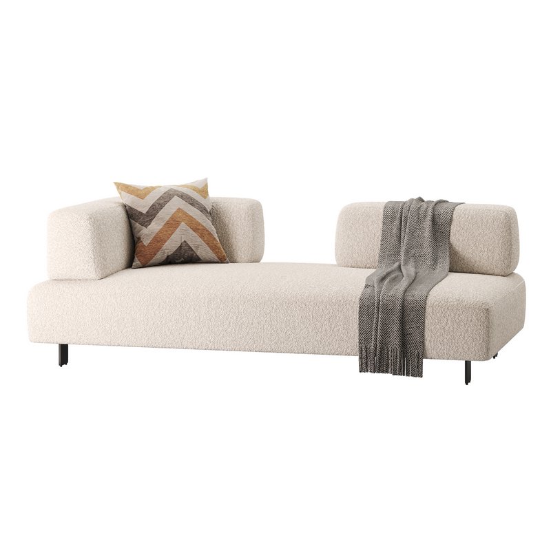 Room Home Hotel Apartment Furniture Cotton Linen Fabric Sofa - Image 9