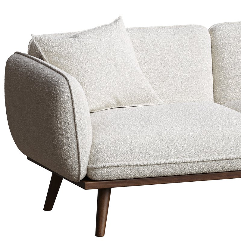 Bonaparte Sofa in Blanc Boucle - Image 4