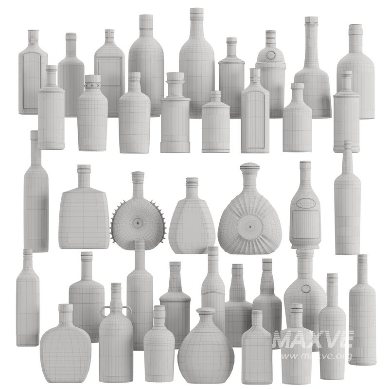 Bottles -40 Bottles:Gins,Rum,Congac - Image 3