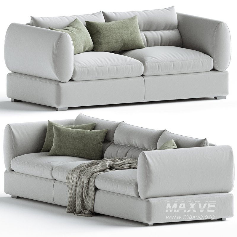 Blanche Parma Sofa Set 01 - Image 3
