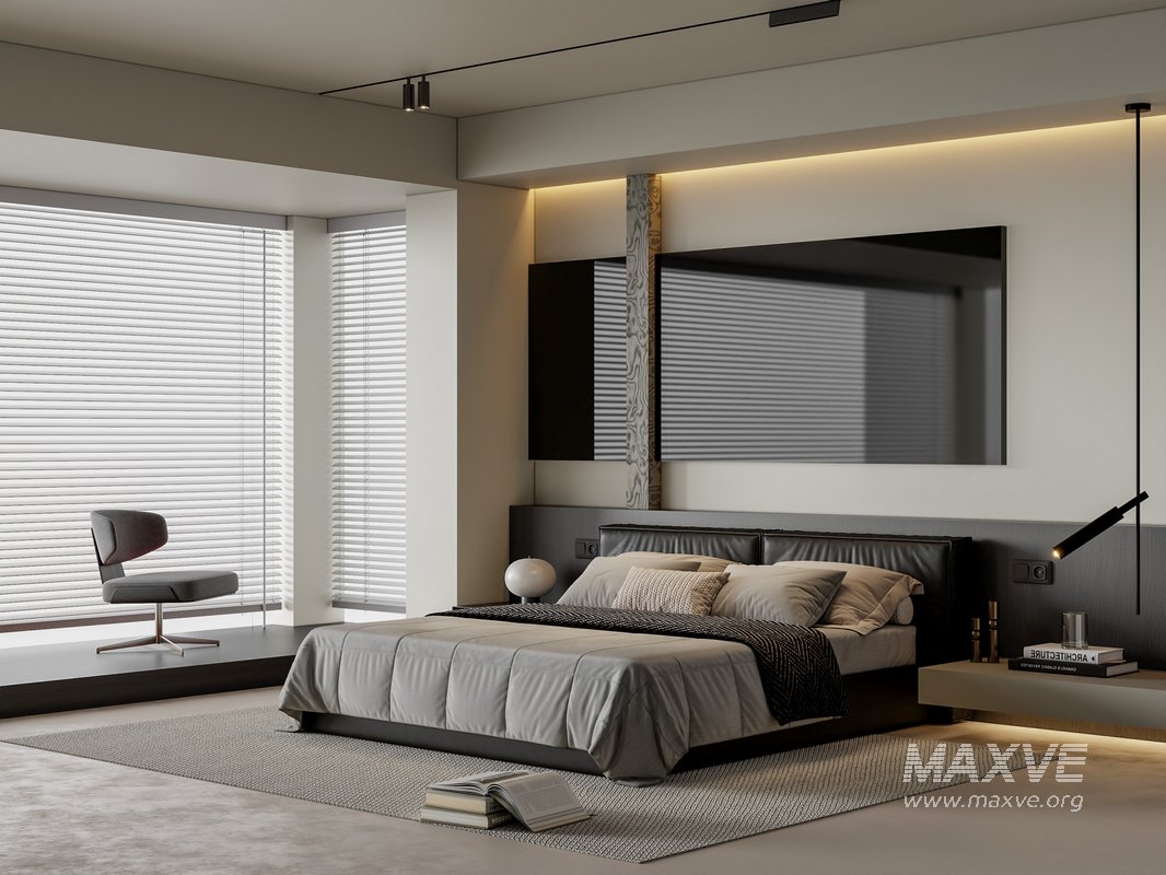 Modern bedroom - Image 1