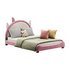 Full Size PU Leather Upholstered Princess Bed - Thumbnail 3