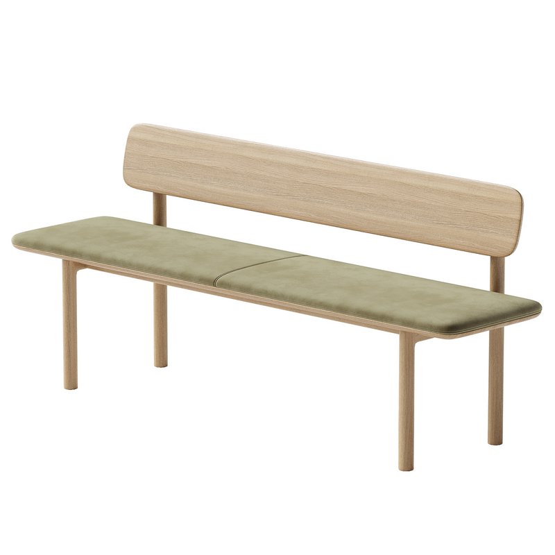 Neva bench with backrest - Image 5