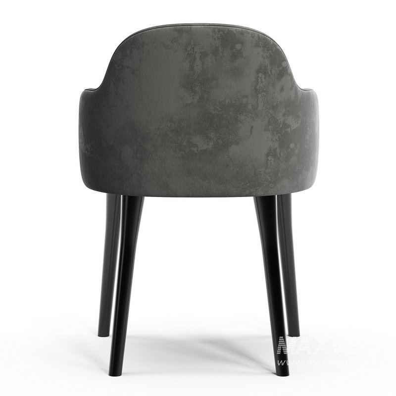 GIULIA GREY VELVET DINING ARMCHAIR - Image 11