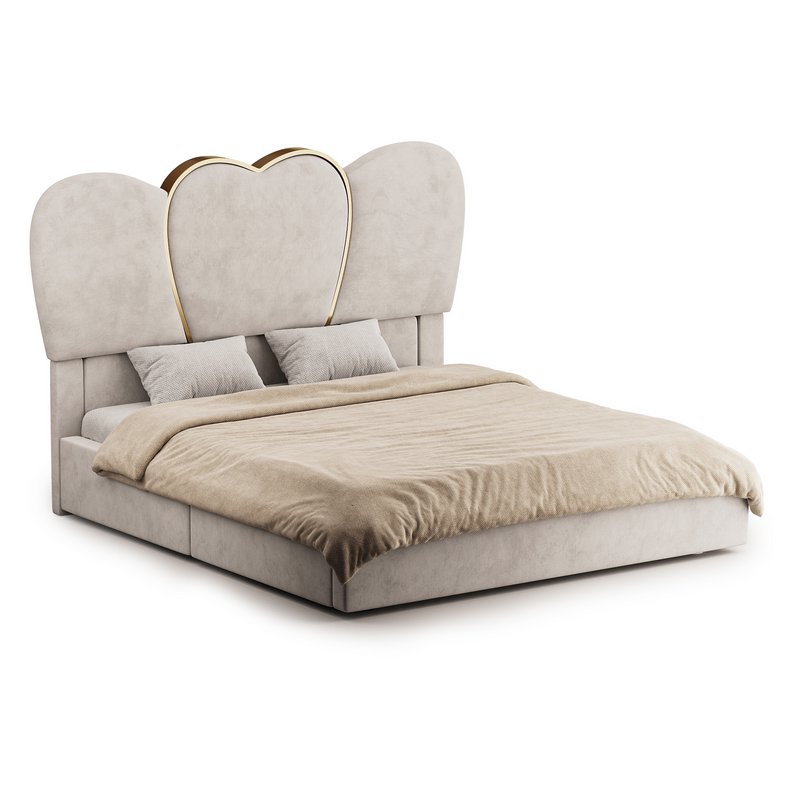 Homfa King Size LED Bed - Image 1