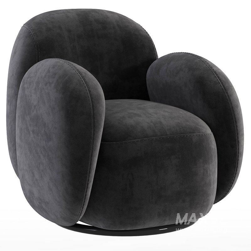 Swivel chair Teop Cozy Milk - Image 3