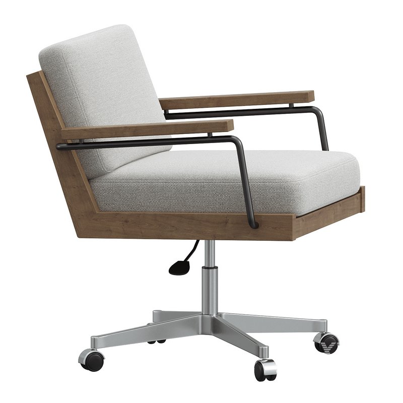 Kylo Upholstered Swivel Desk Chair - Image 2