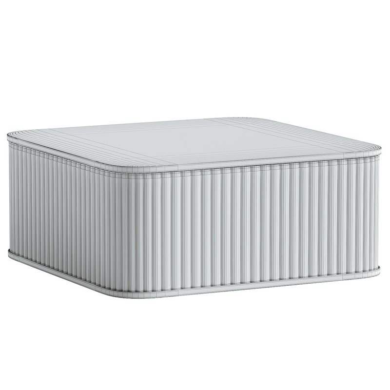 Travertine Oak Coffee Table - Image 3