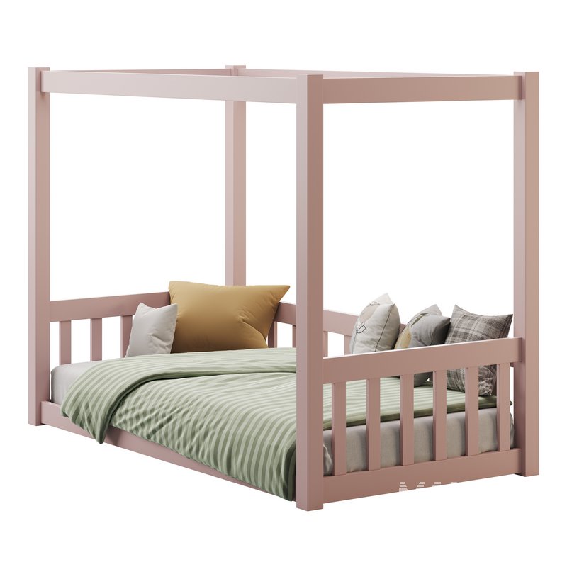 Floor Bed with Fence - Image 7