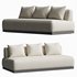 AMALFI 3 SEAT ARMLESS SOFA - Thumbnail 4