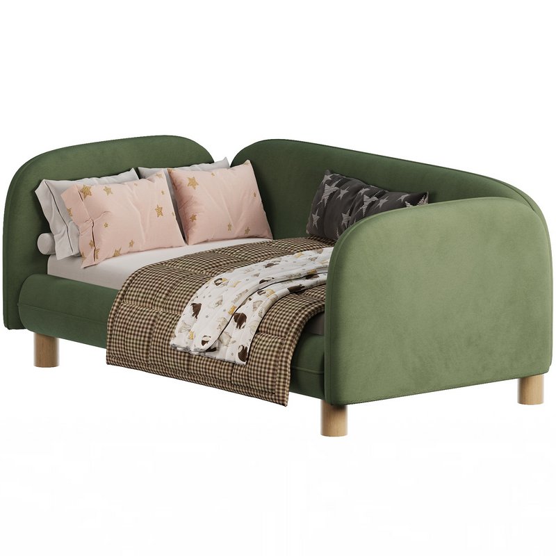 Childrens bed Debbie 1 80 Velvet Blue - Image 4