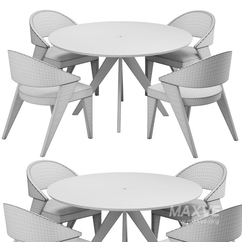 Dinning chair and table184 - Image 6