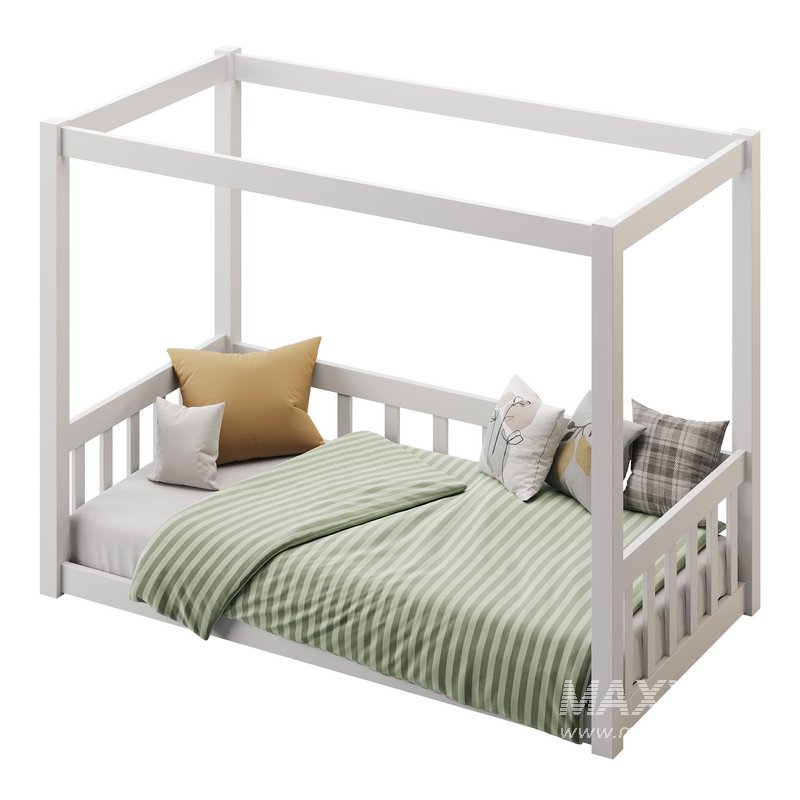 Floor Bed with Fence - Image 3