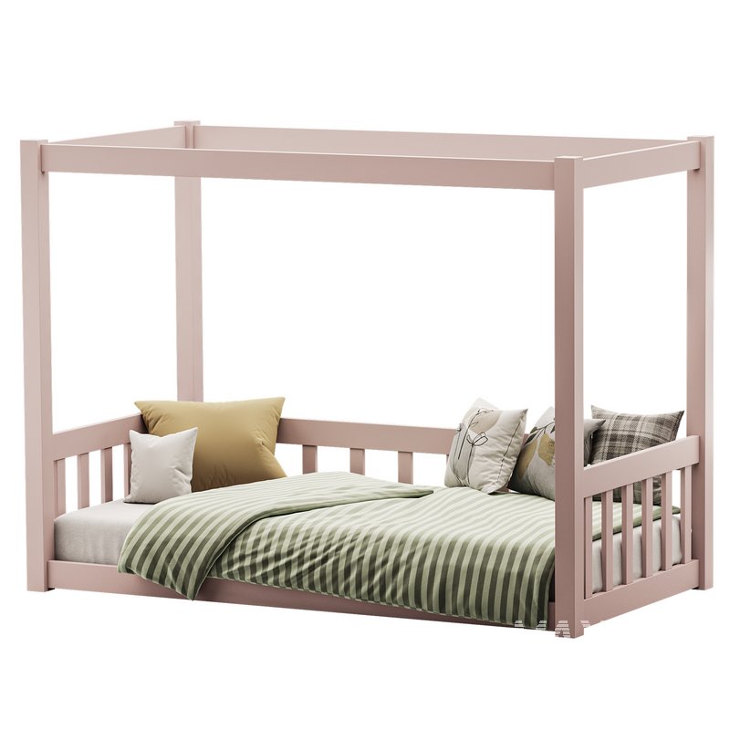 Floor Bed with Fence - Image 2