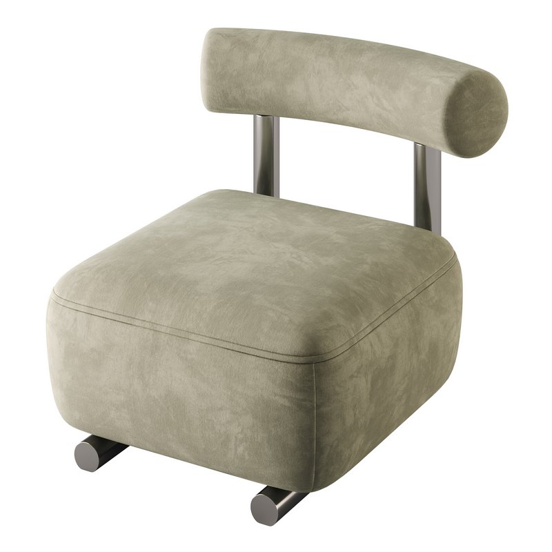 Modish Solid Color Foam Side Chair - Image 7