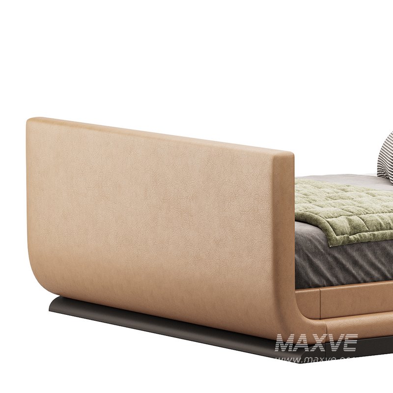 Double bed with upholstered headboard - Image 9