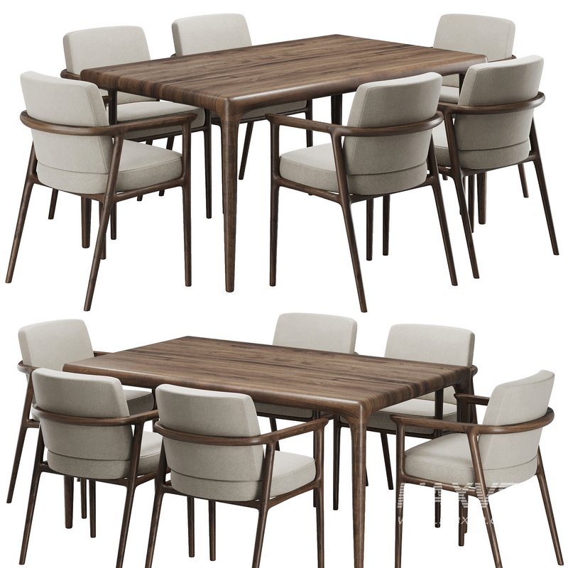 Dinning chair and table191 - Image 4