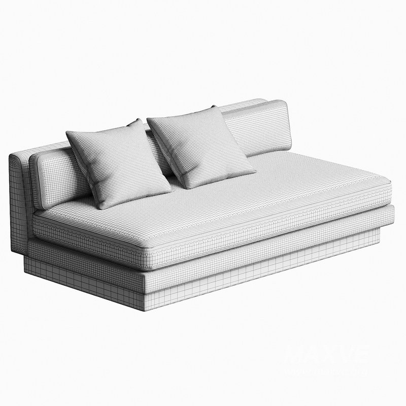 Plinth 80 Armless Sofa - Image 5