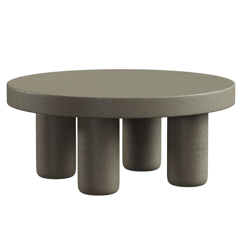 Julia White Round Coffee Table - Image 2