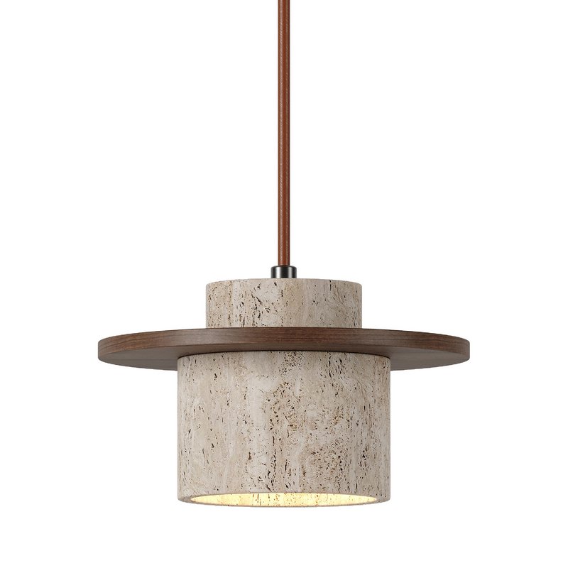 Travertine pendant light - Image 3