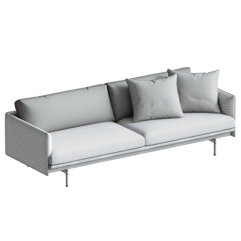 Outline Sofa 3-Seater - Image 4