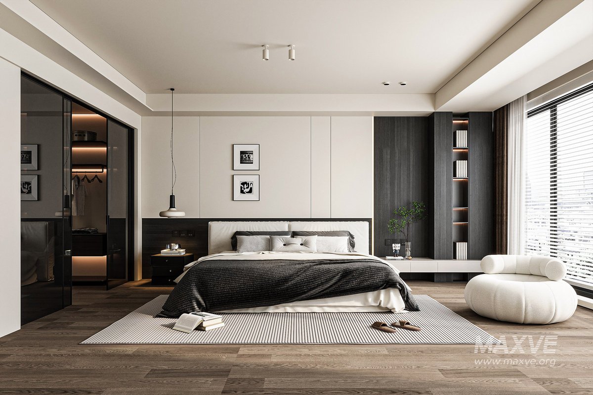 Modern bedroom - Image 1