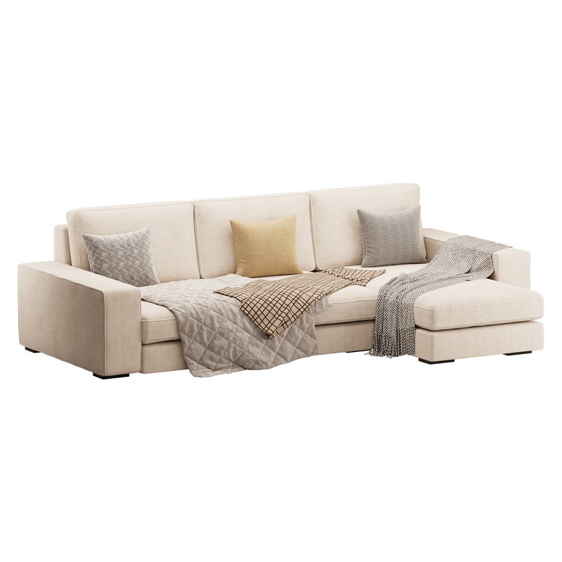 Sofa with chaise - Image 3