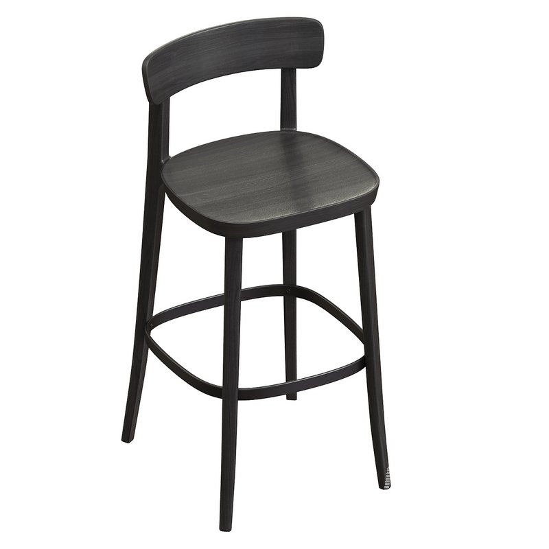 Josue 75cm Wooden Bar Stool - Image 4