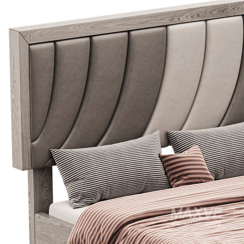 Boyd Sleep Bree Upholstered Faux Leather Platform Bed - Image 13