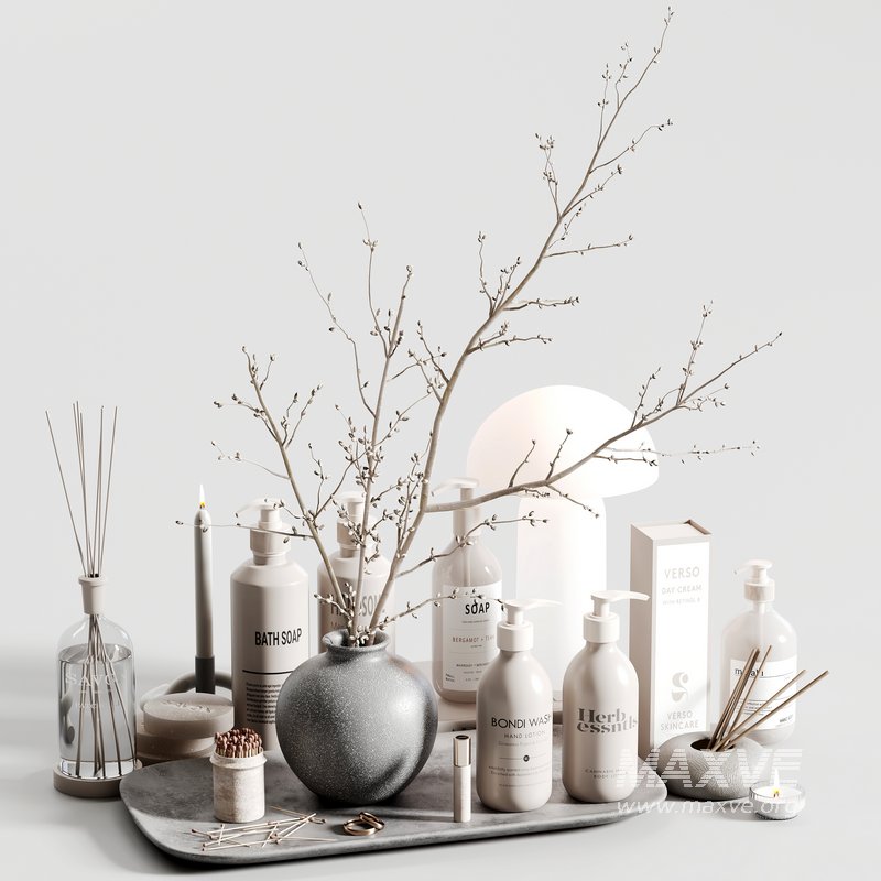 Bathroom accessories set 38 - Image 1