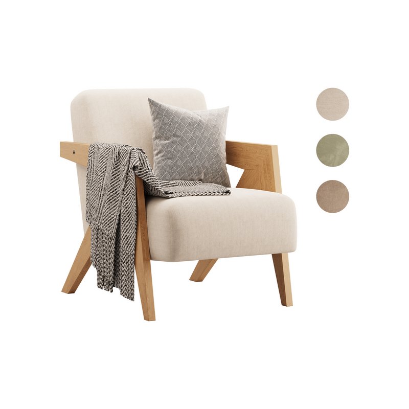 Contemporary Accent Chair - Image 1