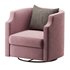 Infinity Swivel Barrel Chair Blue - Thumbnail 9