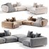 TOKIO Modular fabric Sofa - Thumbnail 1