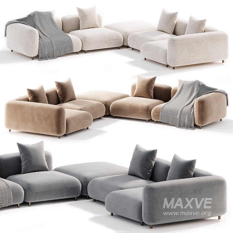 TOKIO Modular fabric Sofa - Image 1