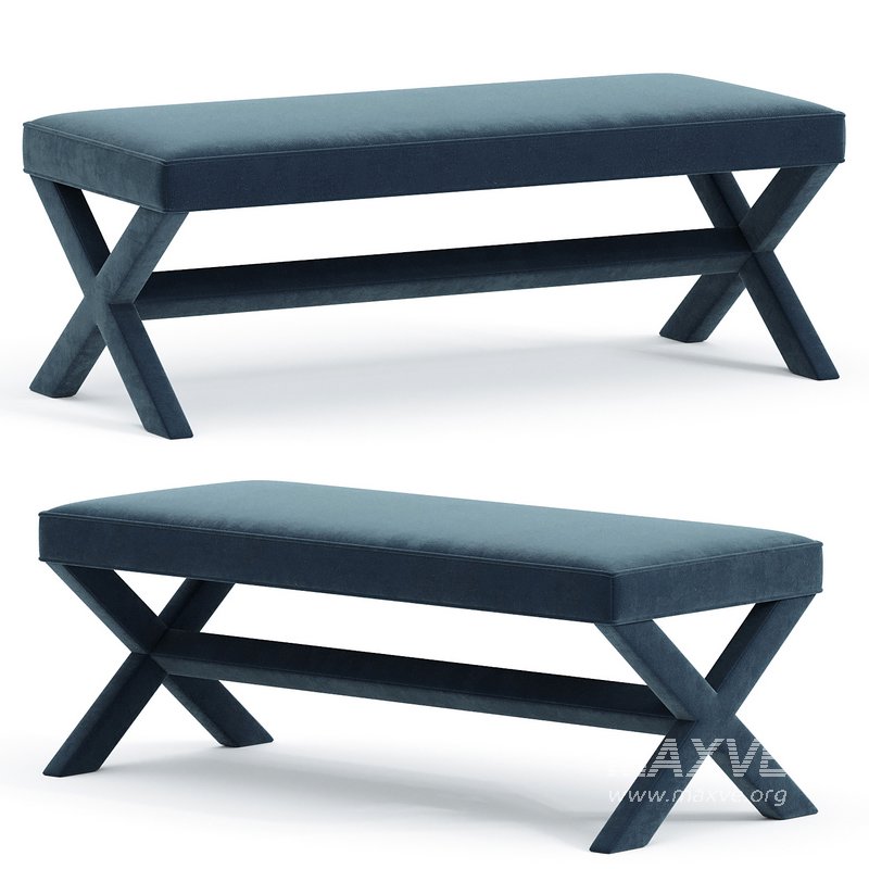 Double X Bench BurceDecor - Image 2