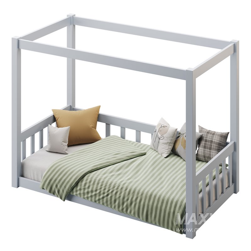 Floor Bed with Fence - Image 8