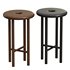 Custom Walnut Wood Round Bar Stool - Thumbnail 3