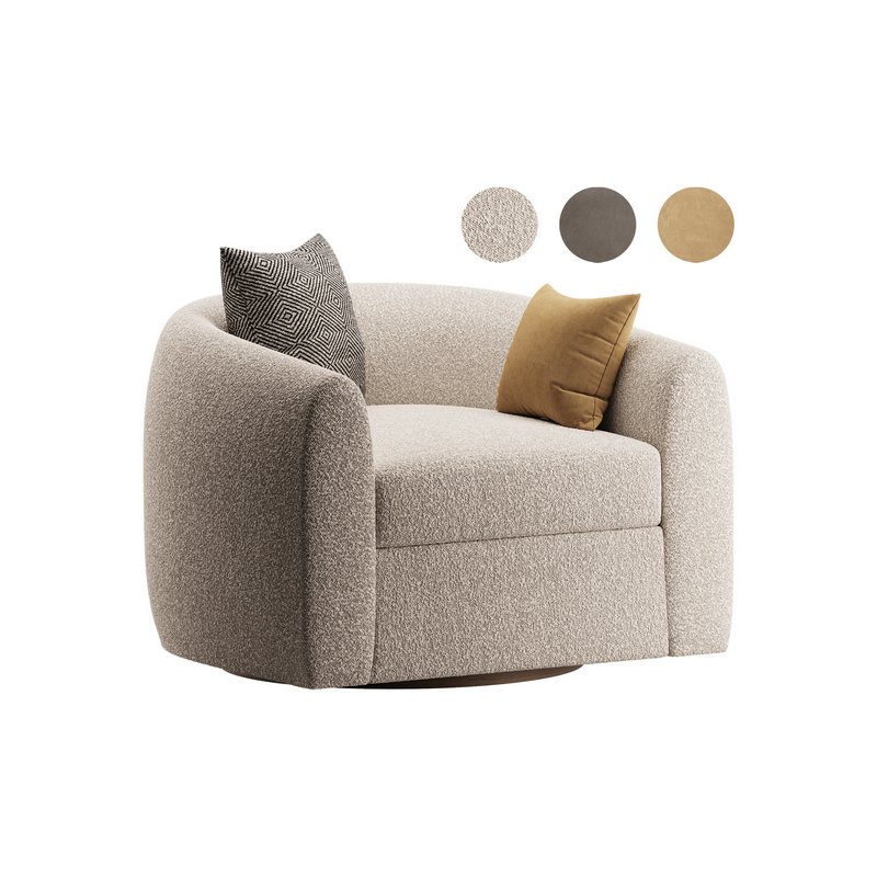 Sennen Swivel Tub Chair - Image 2
