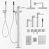 Gessi inverso rigato bathroom faucet set - Thumbnail 7