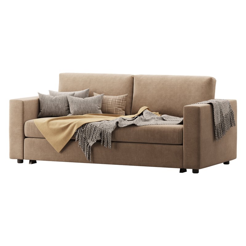 Sleeper sofa Gunnared beige - Image 3