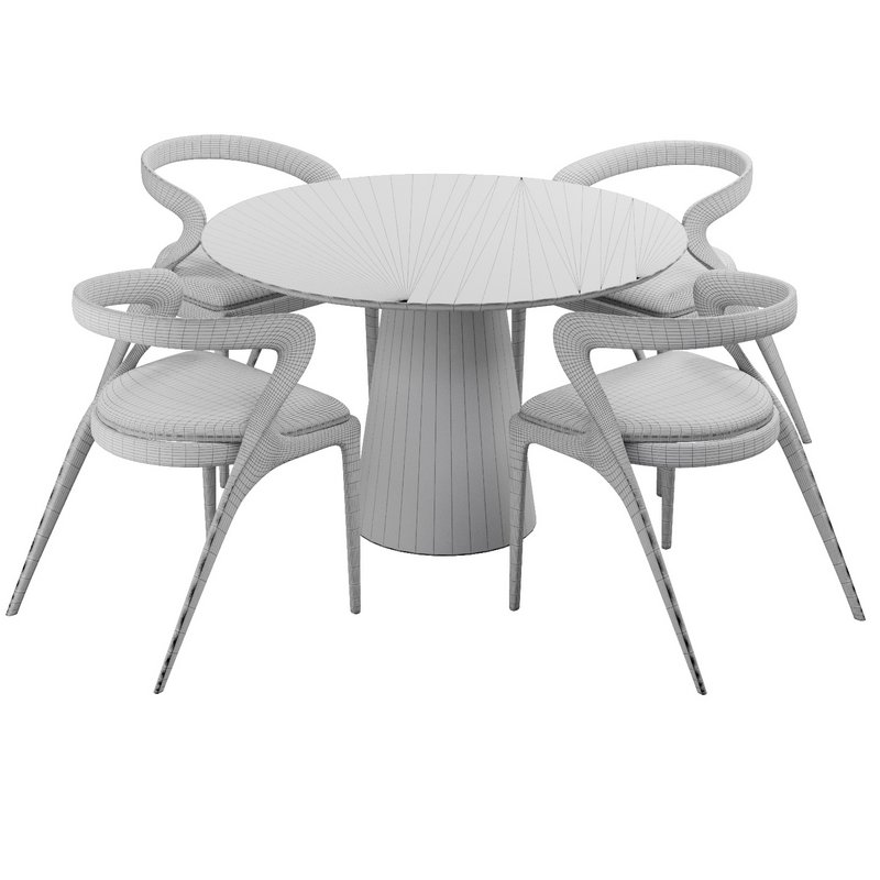 Dinning chair and table216 - Image 6