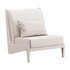 Art Deco White Foam Side Chair - Thumbnail 14