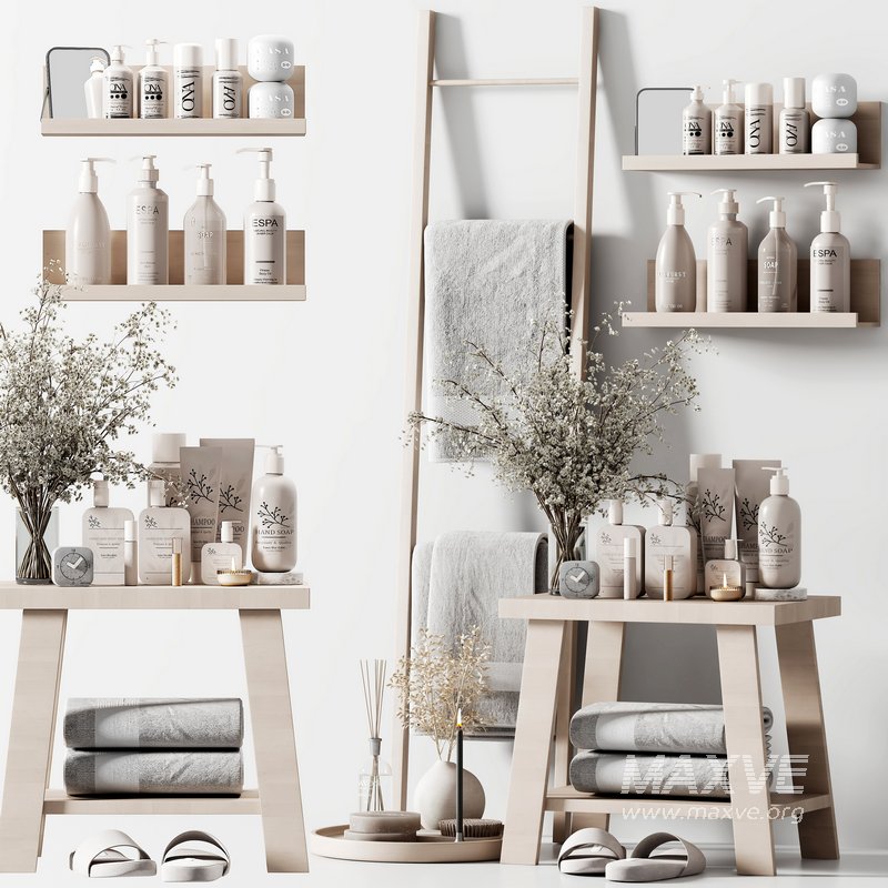 Bathroom accessories set 33 - Image 1